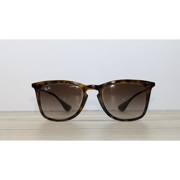 Ray-Ban Tortoise Brown Gradient Sunglasses Italy w/ Case & Cleaning Cloth